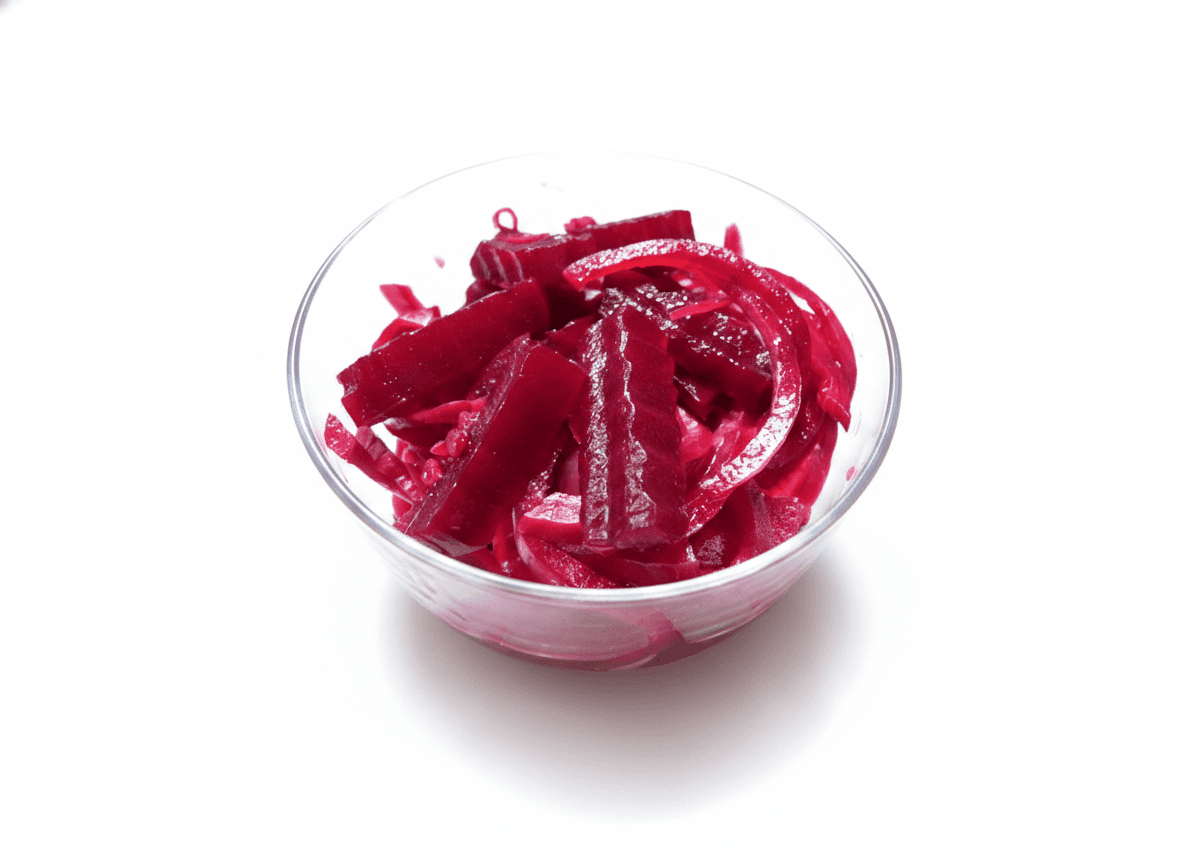 "Quick-Stained" Pickled Beets and Red Onions