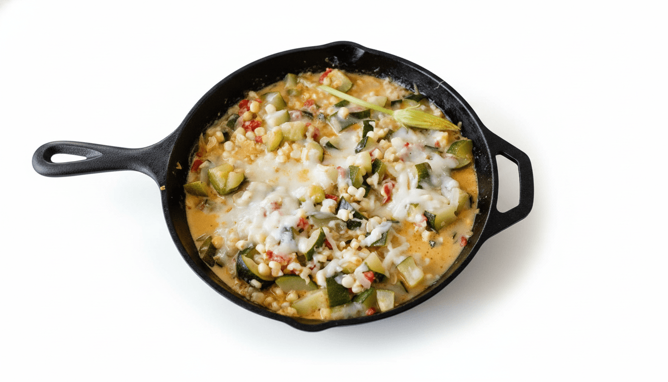 Calabacitas con Elote y Queso