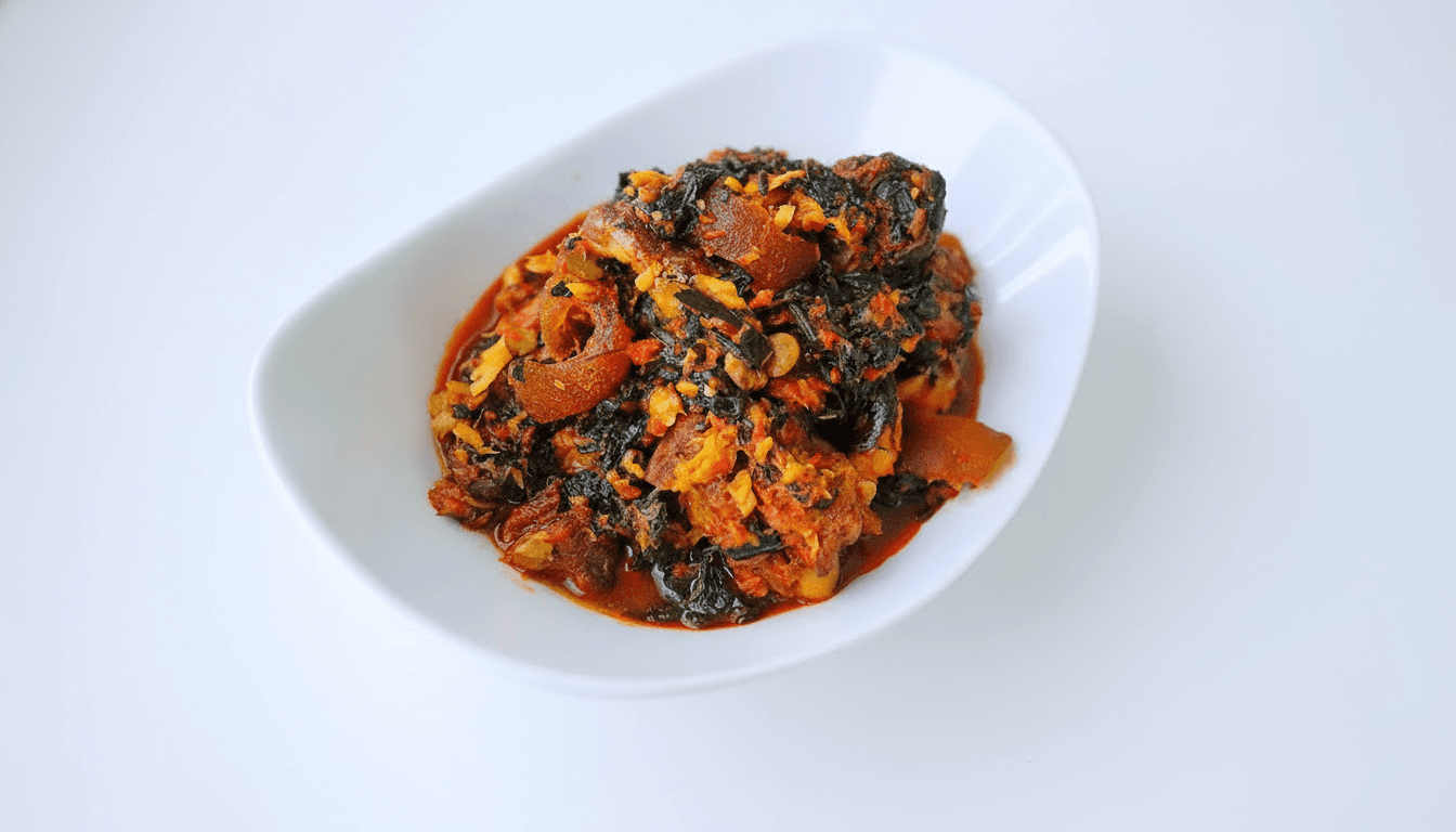 Efo Riro with Smoked Turkey