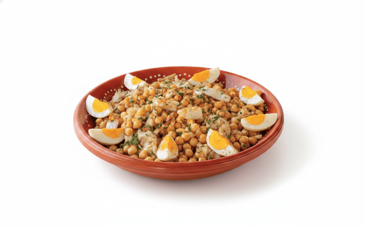 Meia Desfeita de Bacalhau com Grão