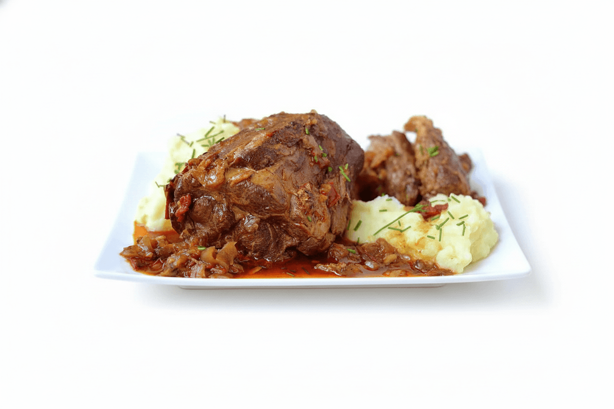 Friptură de Porc Rapidă cu Mujdei