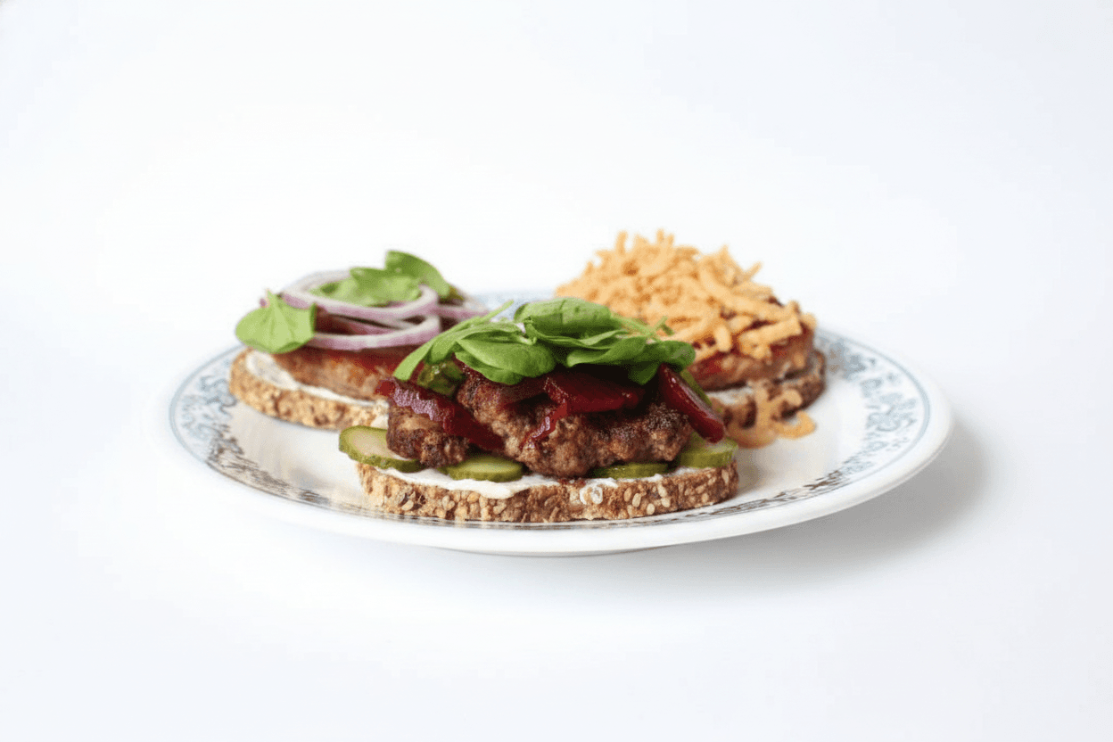 Frikadellermad med Agurkesalat