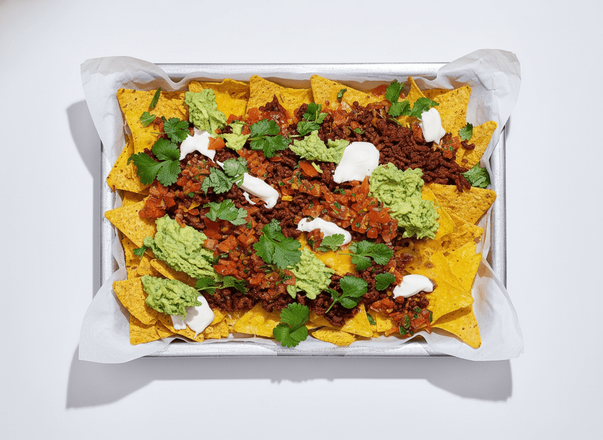 Svensk Nachotallrik med Husmans-Guacamole