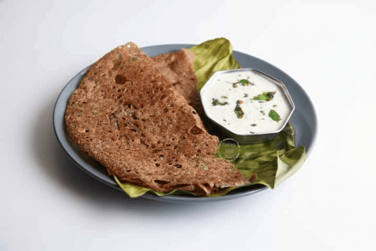 Instant Lacy Ragi Dosa