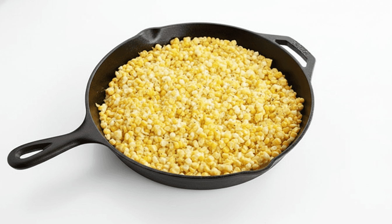 "Scraped" Fried Sweet Corn