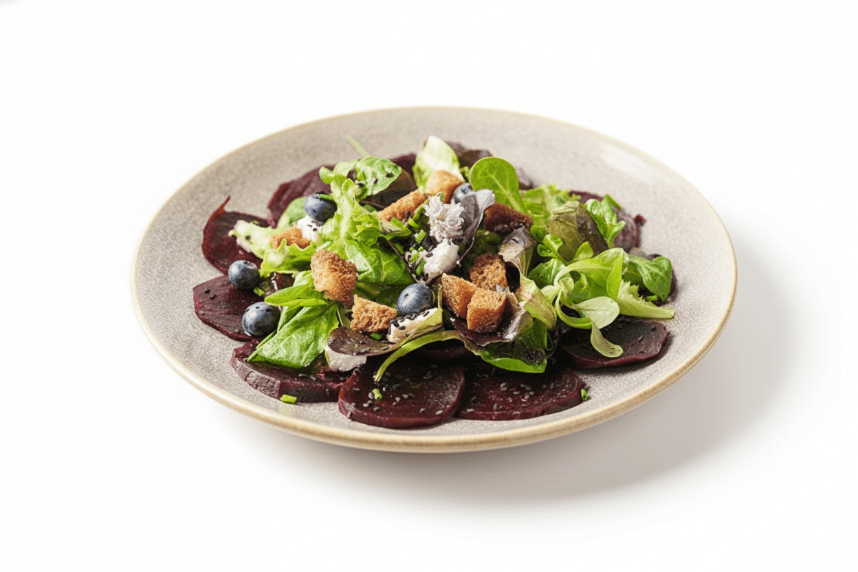 Ensalada de Remolacha con Queso Valdeón