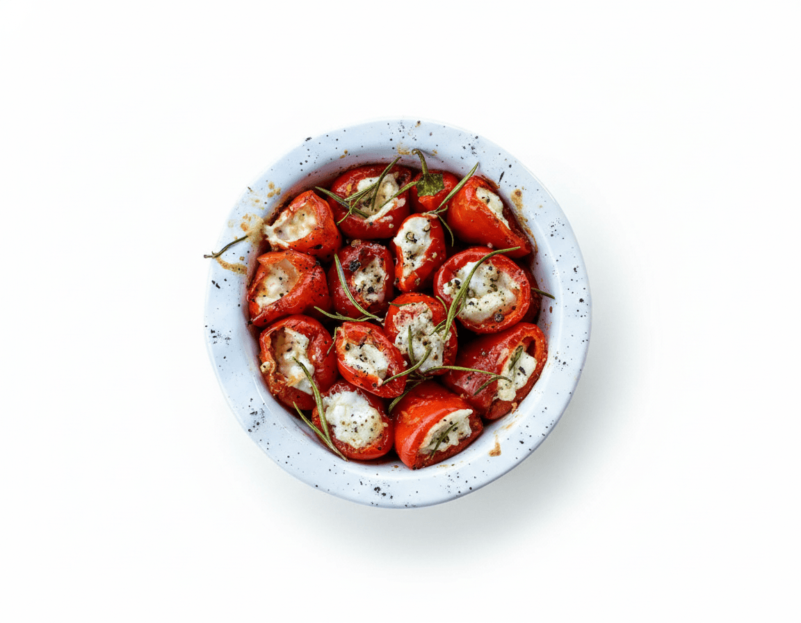 Pimientos del Piquillo Rellenos de Queso de Cabra