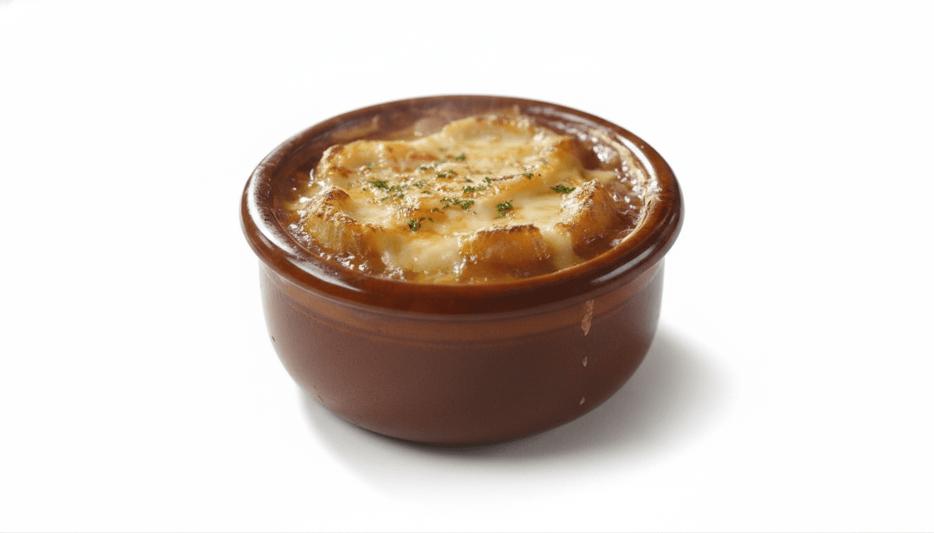 Steakhouse French Onion Soup Au Gratin