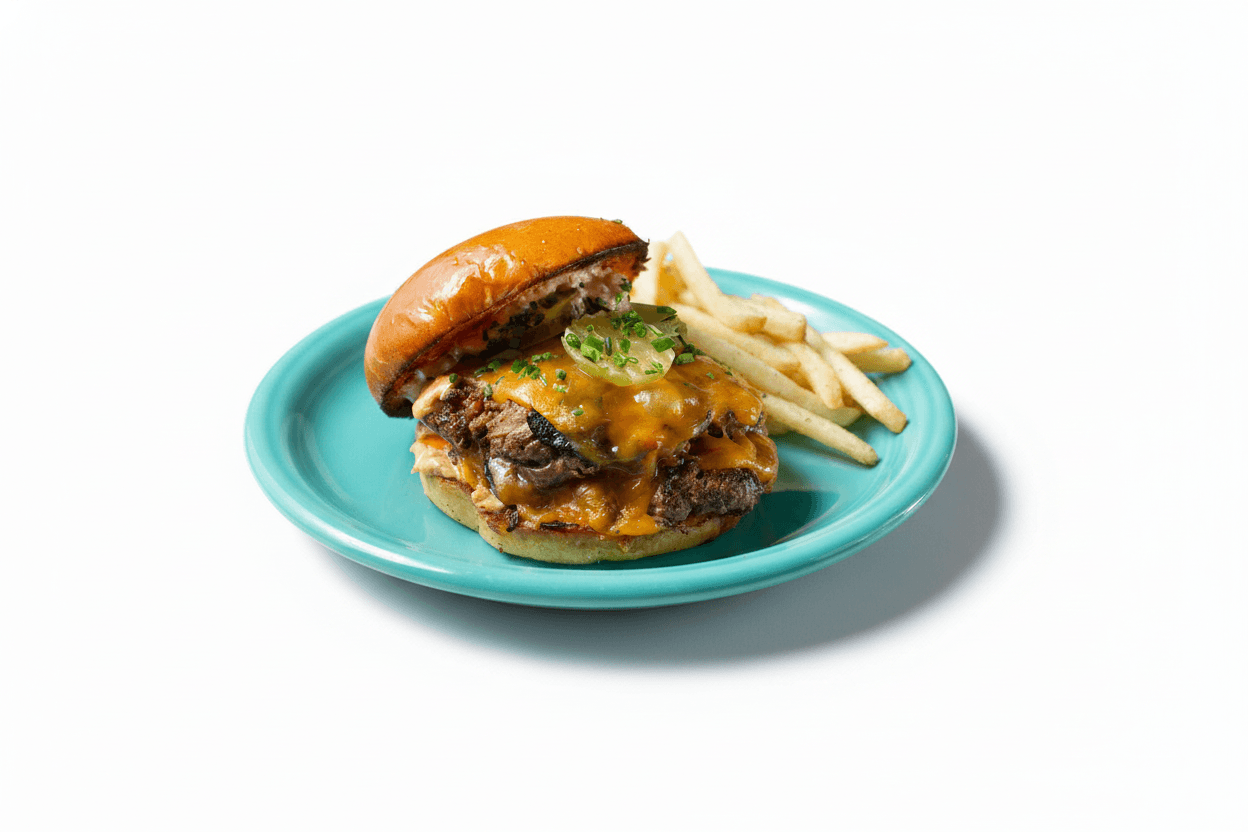 The Speakeasy Double Wagyu Cheeseburger