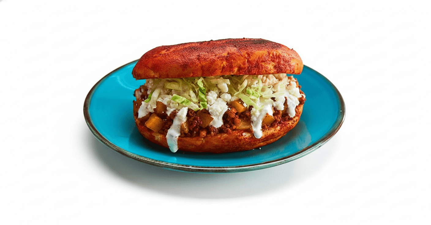 Pambazo de Chorizo y Papa