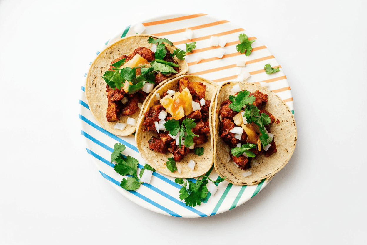 Skillet Tacos Al Pastor Estilo LA