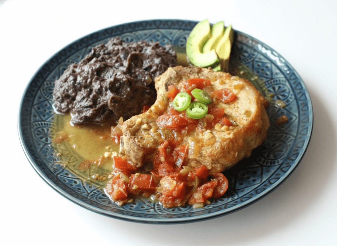 Chuletas de Puerco a la Mexicana