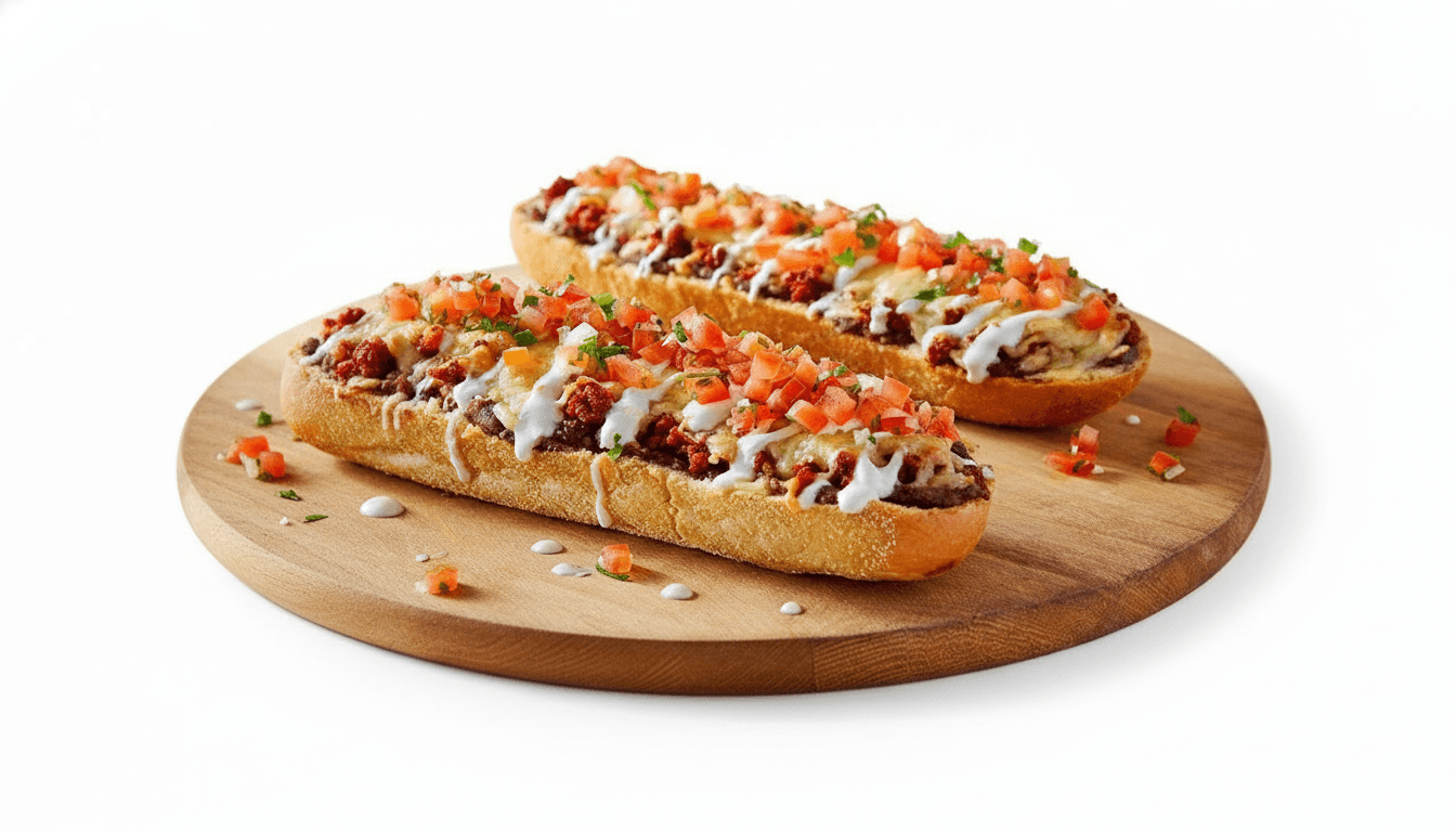 Molletes con Chorizo