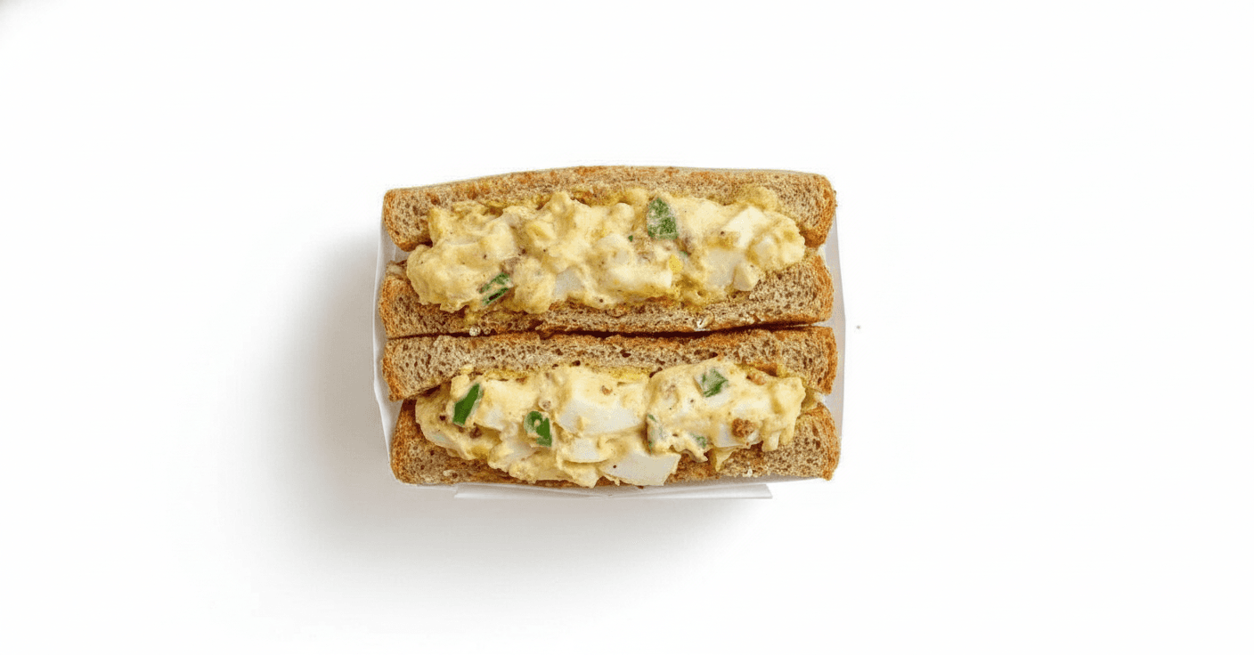 Sándwich Tejano de Ensalada de Huevo con Jalapeño