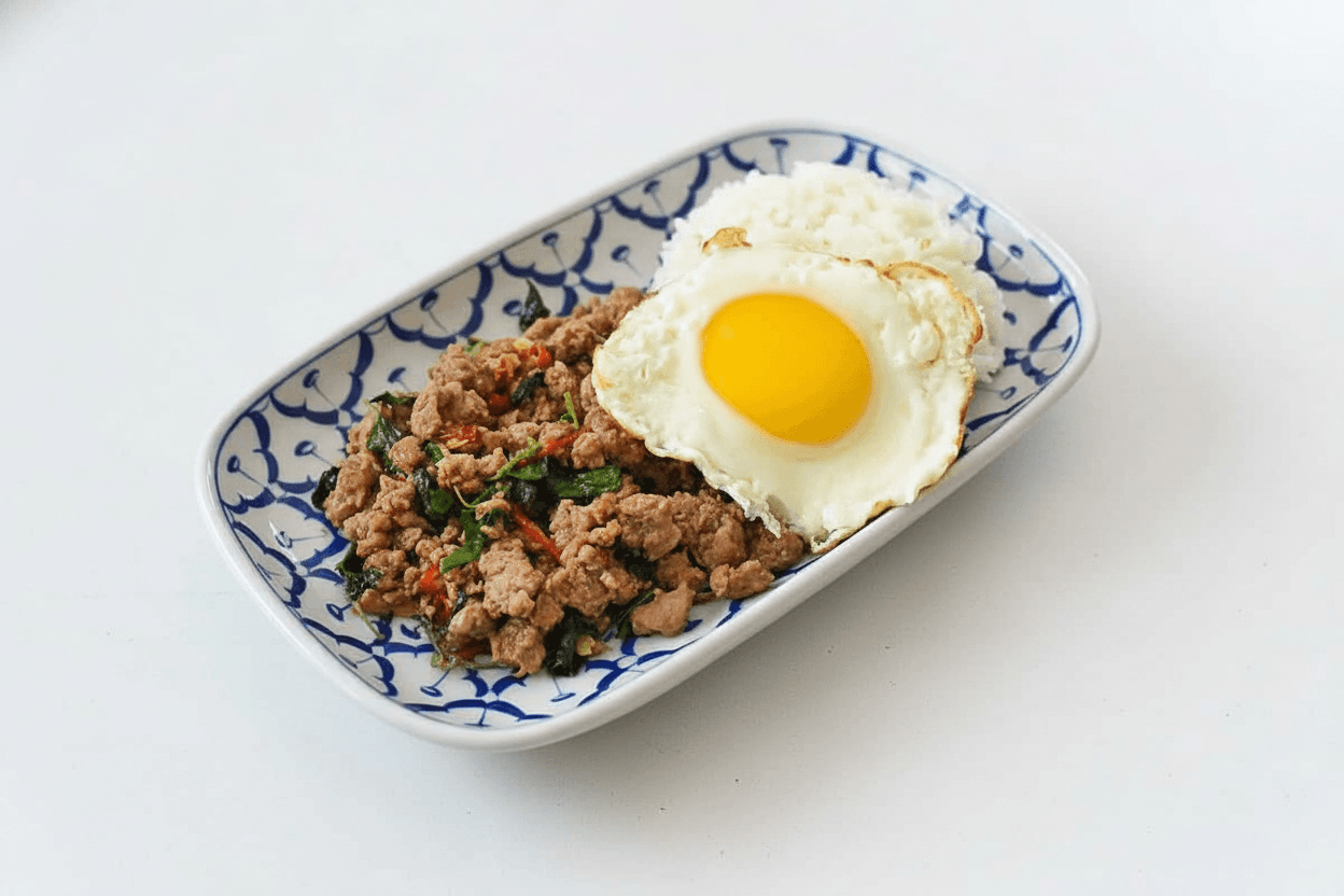 Pad Krapow Moo Saap