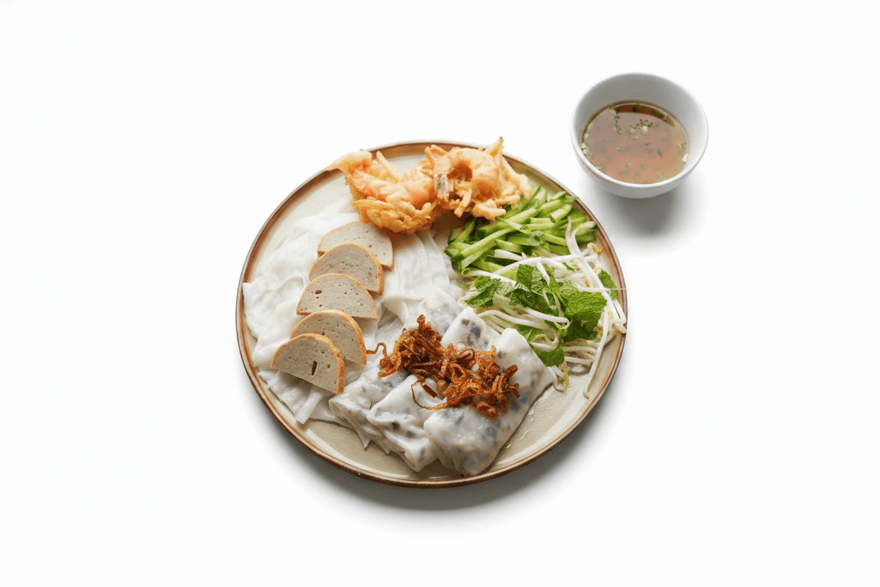 Bánh Cuốn Bằng Bánh Tráng