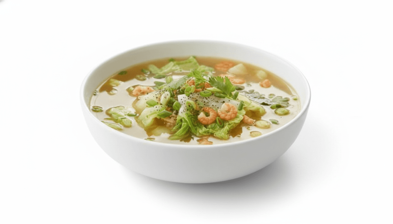 Canh Cải Thảo Tôm Khô