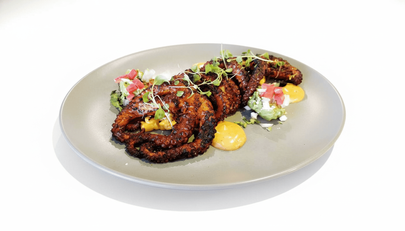 Pulpo Frito con Castacán Rápido