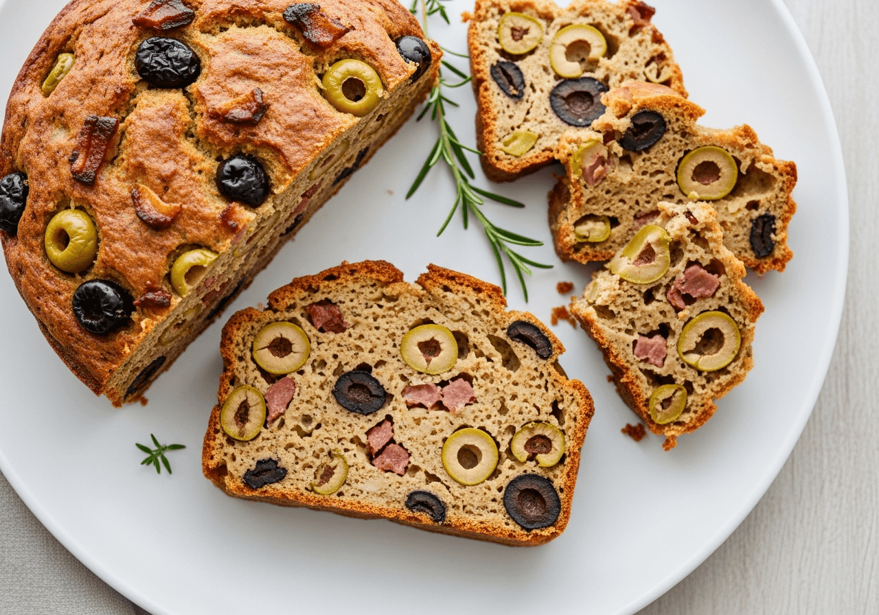 Le Cake Salé aux Olives et Lardons (The Savory Apéro Loaf)