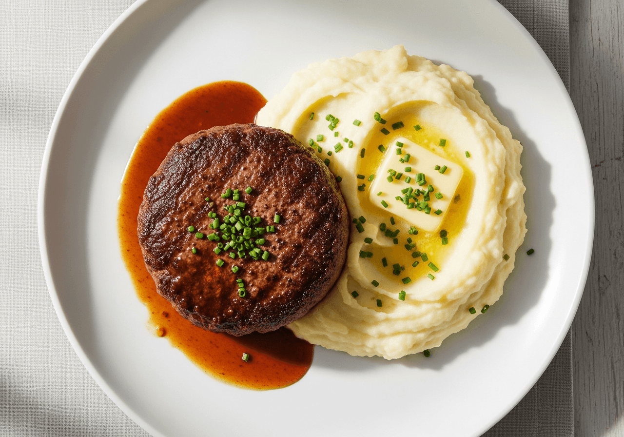 Steak Haché et Purée Maison (The Nostalgic Tuesday Supper)