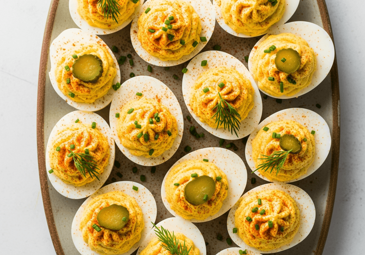 Authentic "Church Potluck" Deviled Eggs