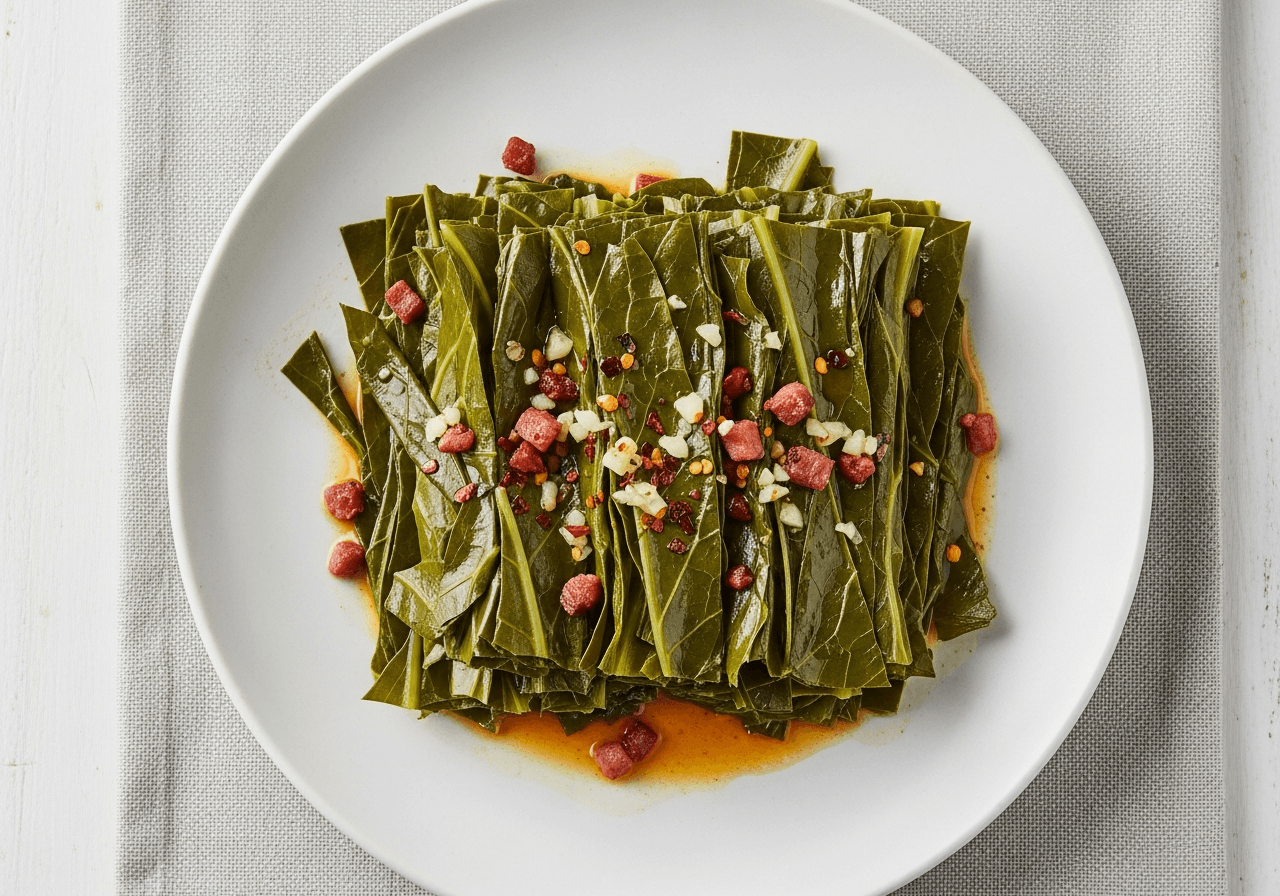 "Cigar-Cut" 20-Minute Skillet Collards