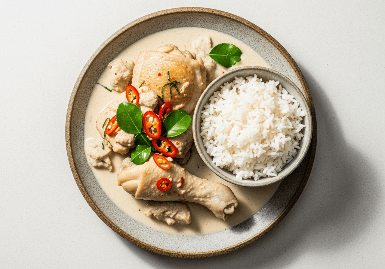 Weeknight White Chicken Curry