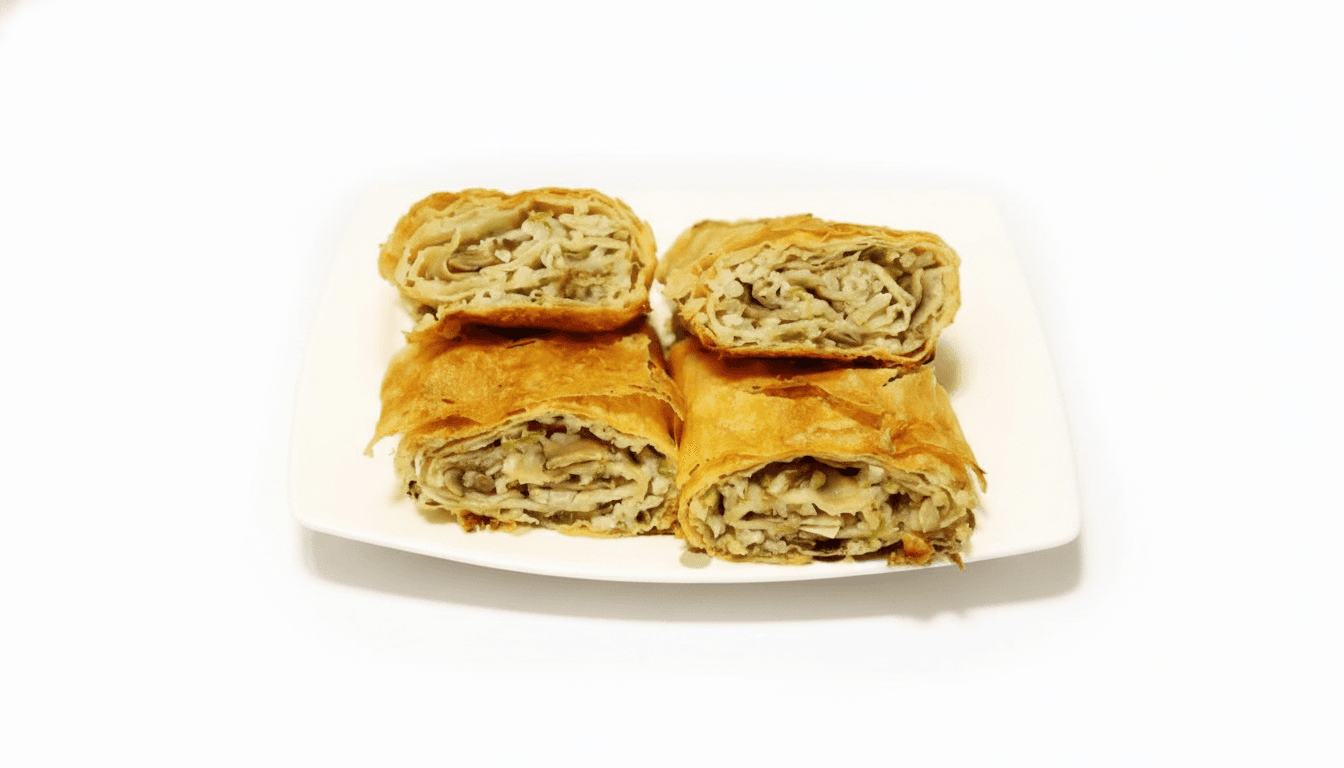 Posna Pita sa Pečurkama i Prazilukom