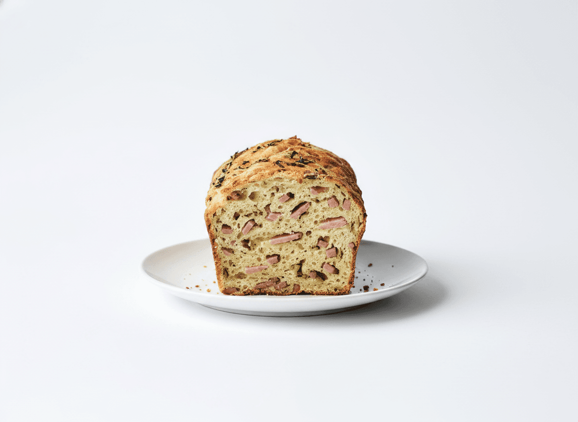 Le Cake Salé aux Olives et Lardons