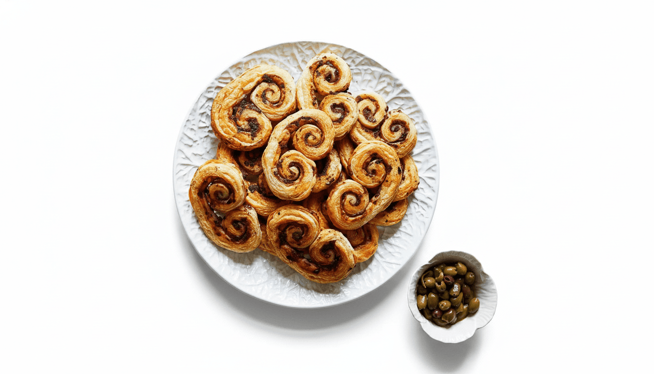 Les Palmiers Salés à la Tapenade