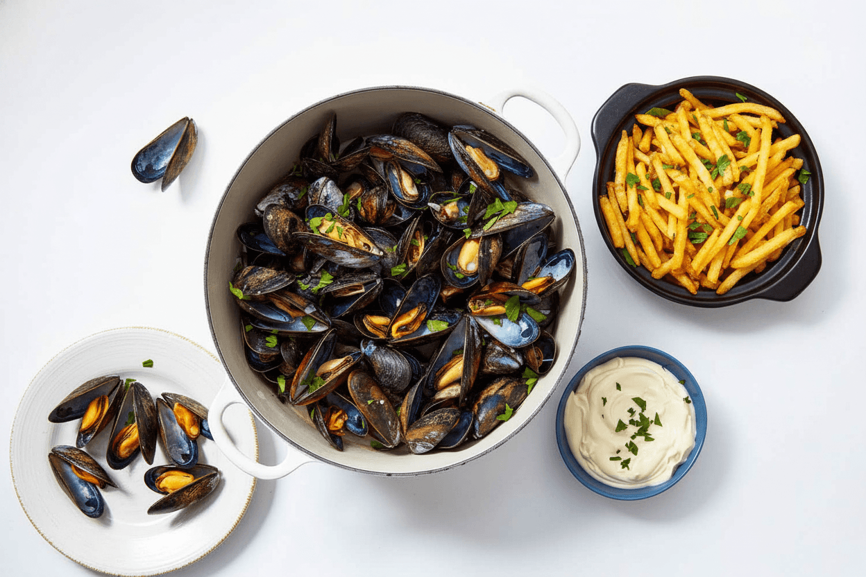 Moules Marinières Frites