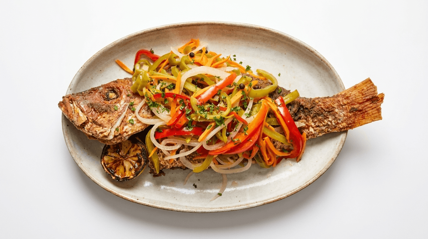 Quick-Pickled Escovitch Snapper