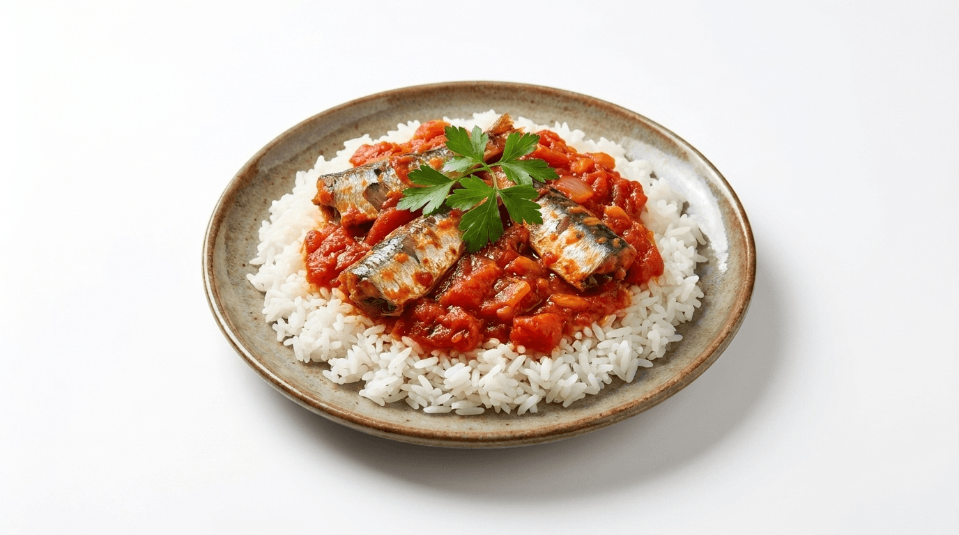 Sautéed Canned Sardines and Tomatoes