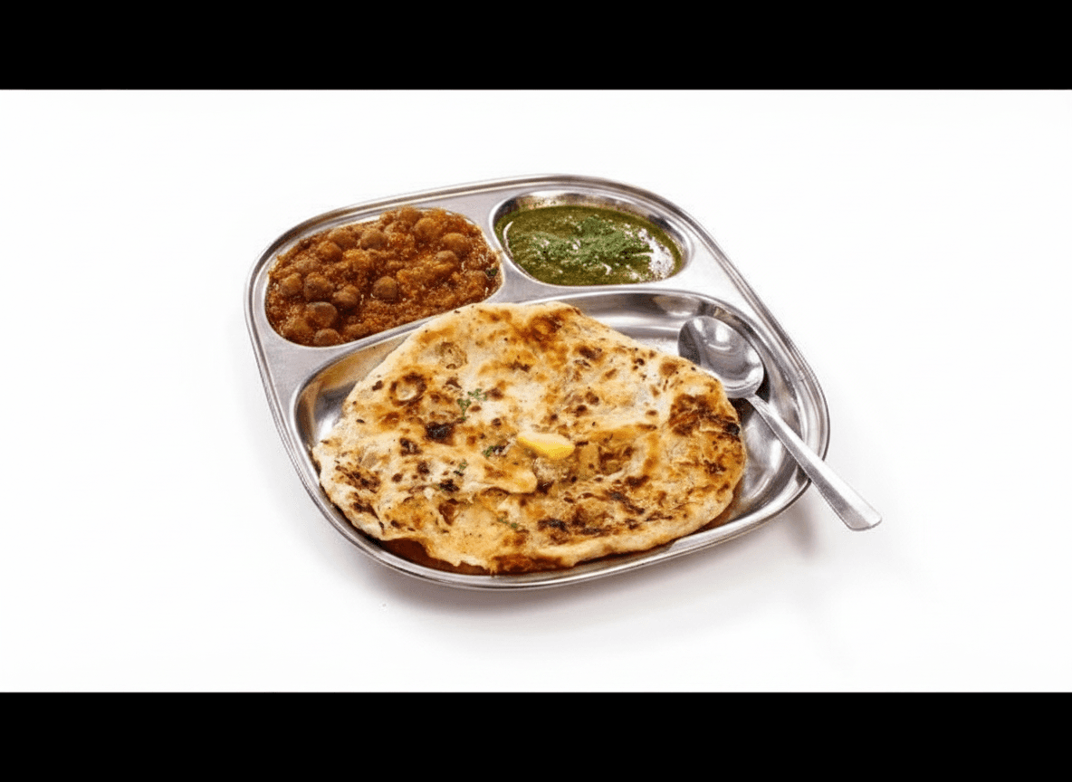 Tawa Amritsari Aloo Kulcha