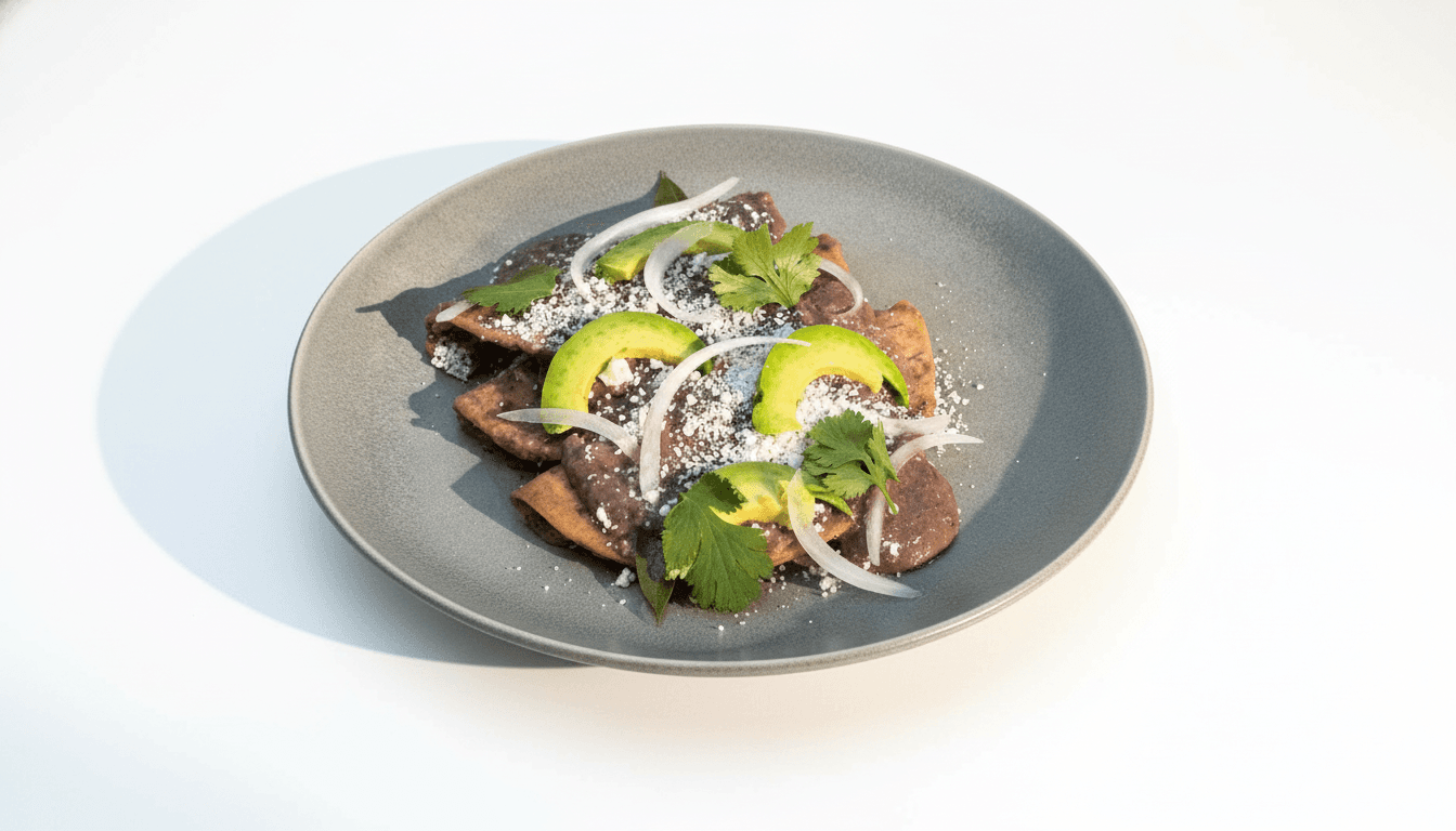 Enfrijoladas de la Abuela con Hoja de Aguacate