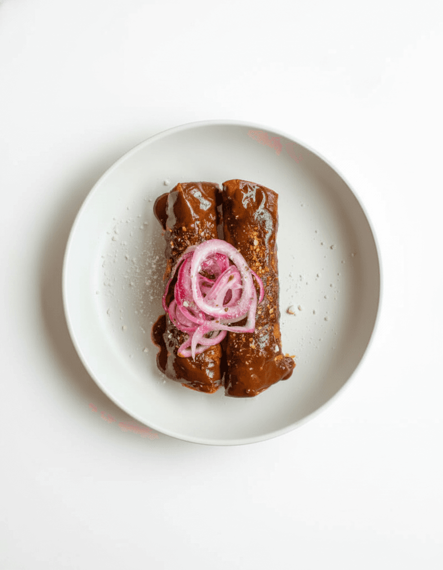 Enmoladas de Pollo Oaxaqueñas