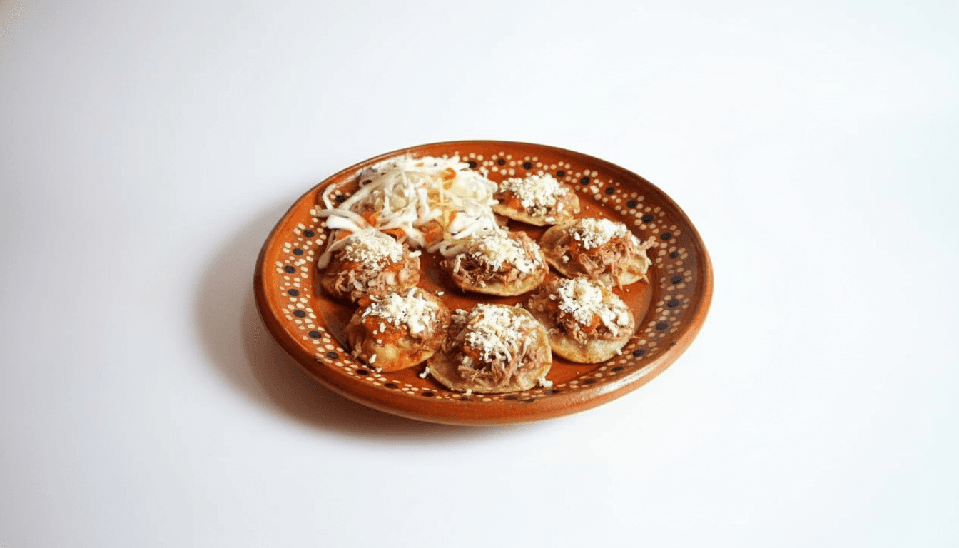 Garnachas Istmeñas con Carne de Res