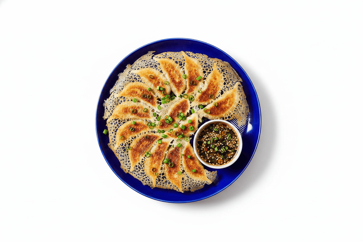 Schmaltz-Seared Hanetsuki Gyoza