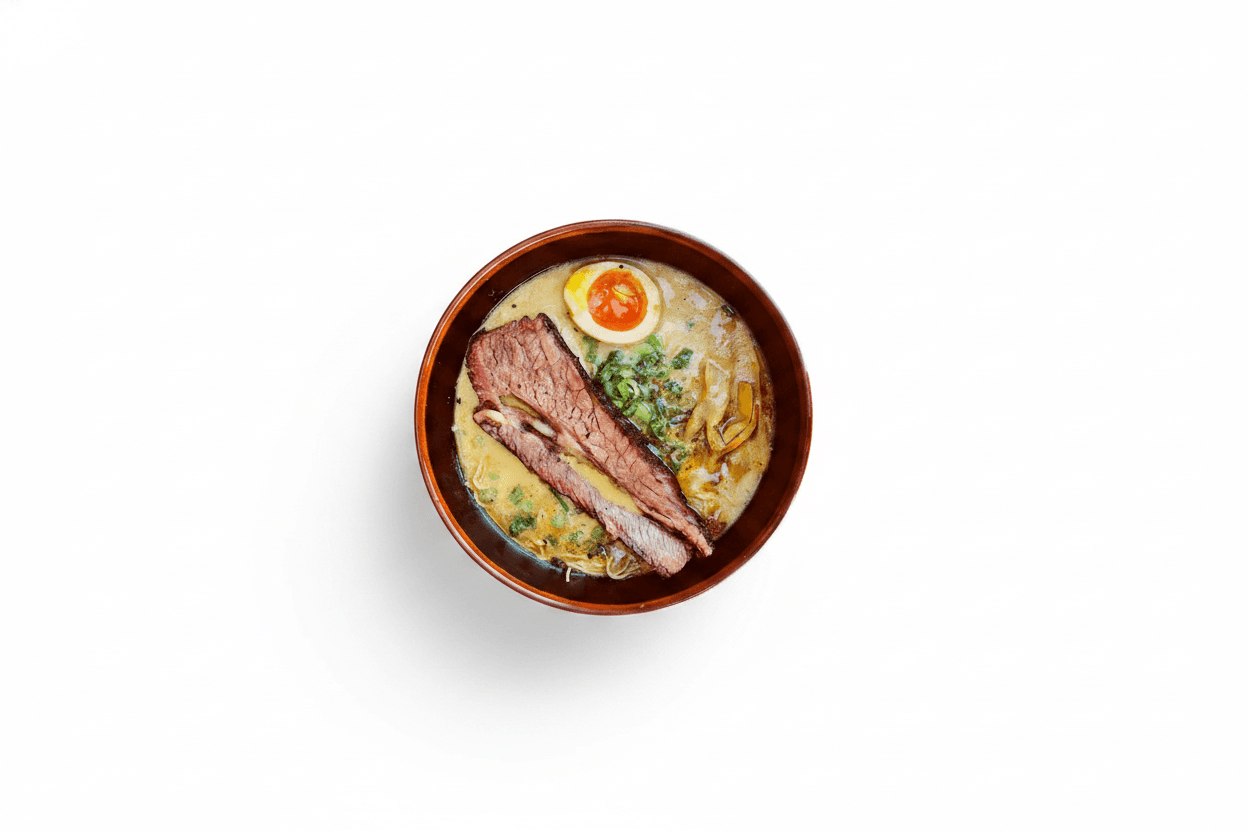Texas Smoked Brisket Tsukemen