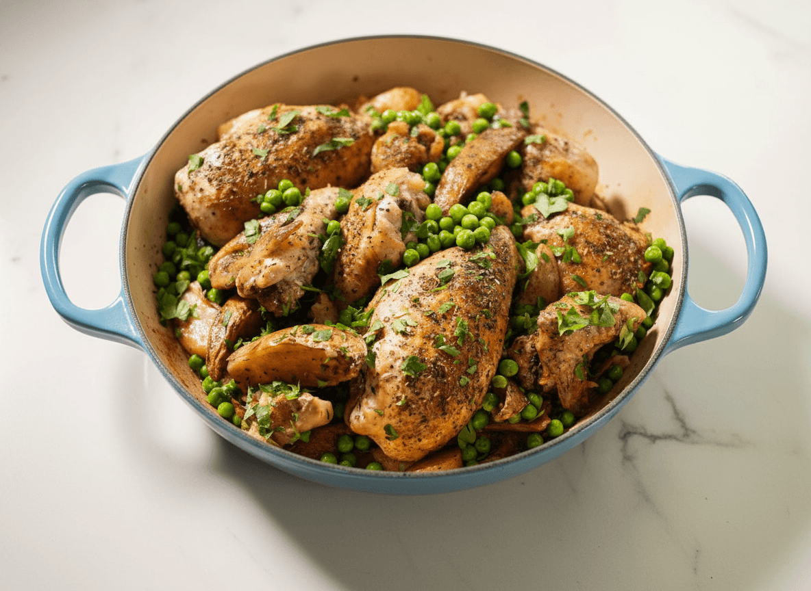 Chicago-Style Chicken Vesuvio