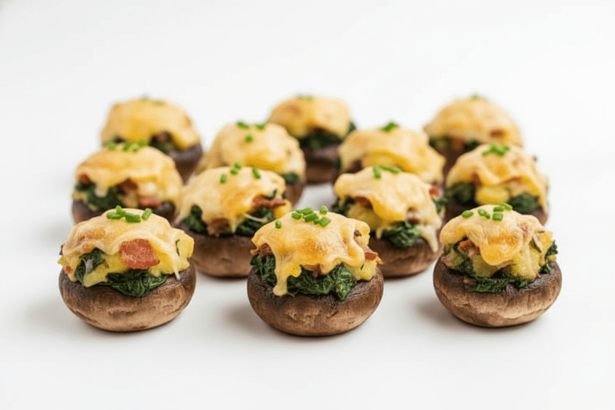 Stuffed Baby Bello Mushrooms