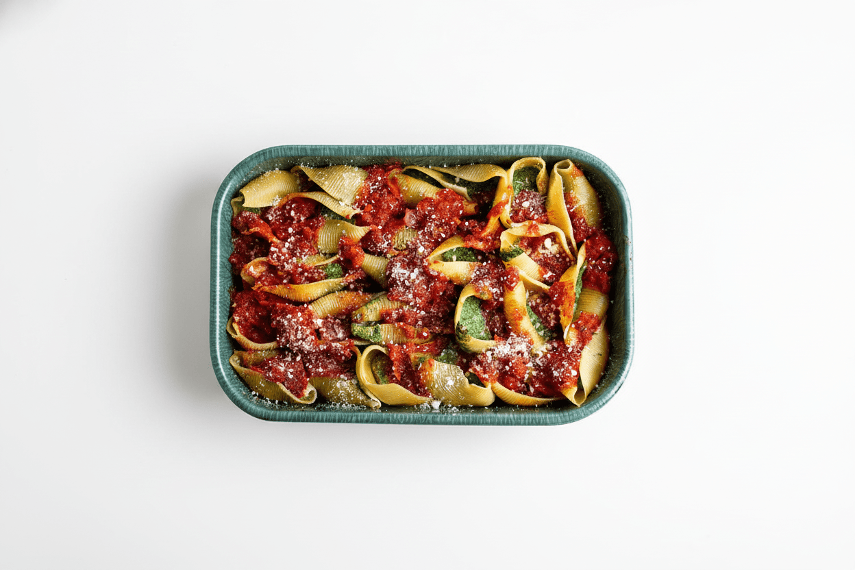 The 12-Table Jumbo Stuffed Shells with Spinach and Ricotta