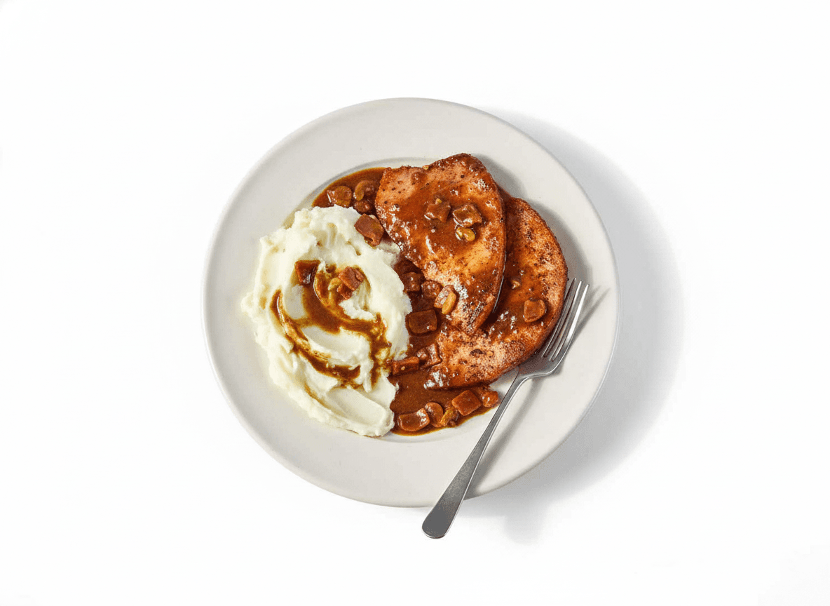Authentic Country Ham with Black Coffee Red-Eye Gravy