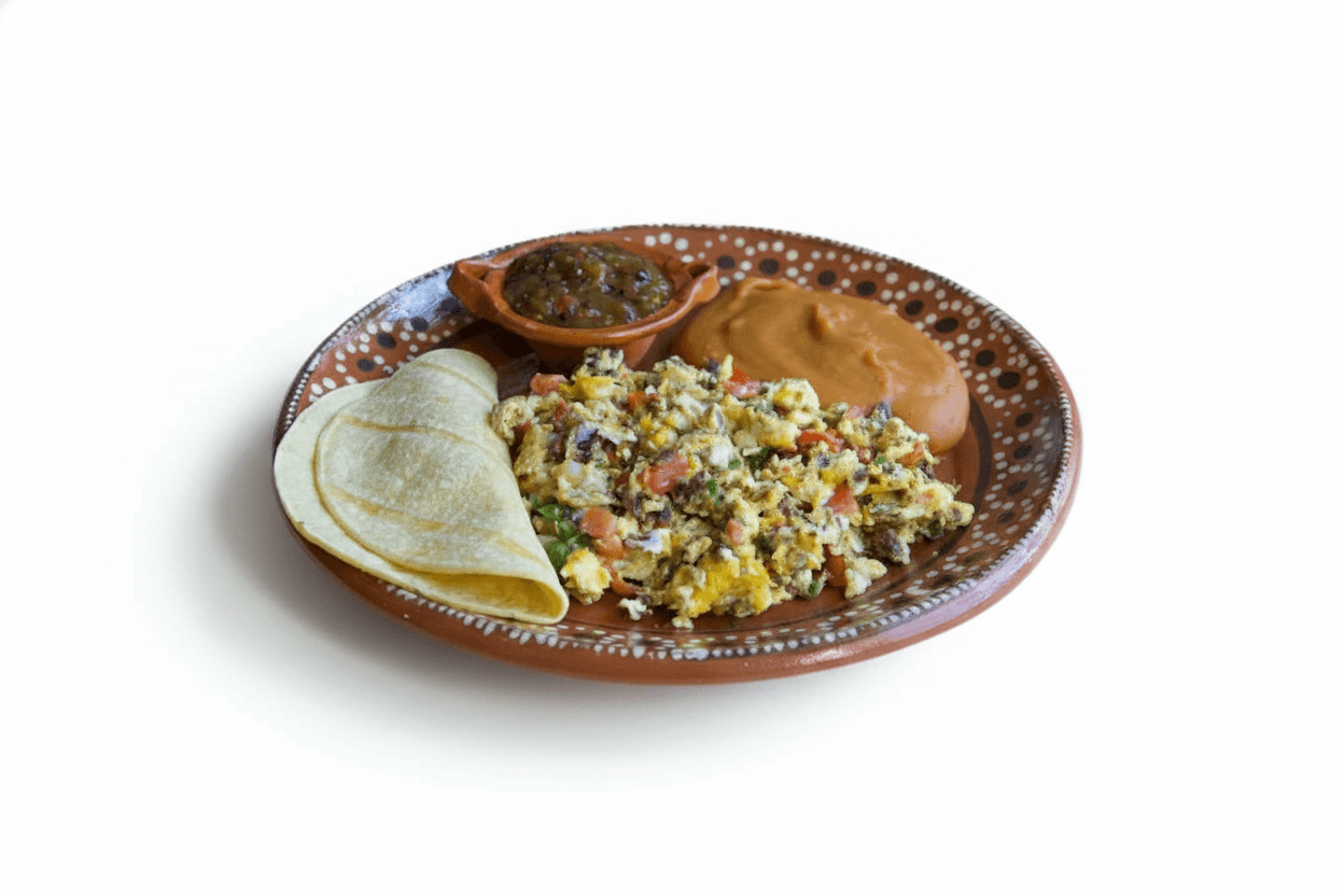 Machacado con Huevo a la Mexicana