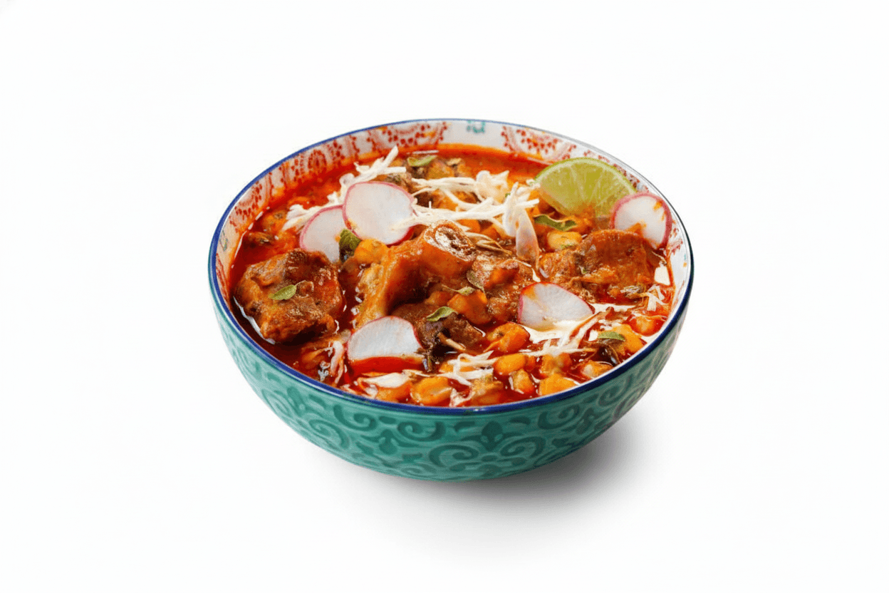 Pozole Rojo Rápido para Celebrar
